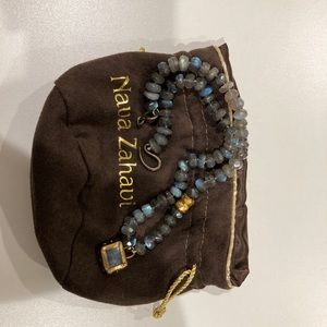 Nava Zahavi Sundance-Inspired Labradorite & Gold Necklace